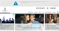 Desktop Screenshot of nordiskfilm.com