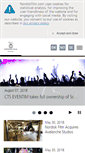 Mobile Screenshot of nordiskfilm.com