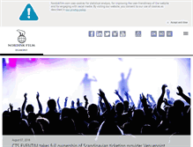 Tablet Screenshot of nordiskfilm.com
